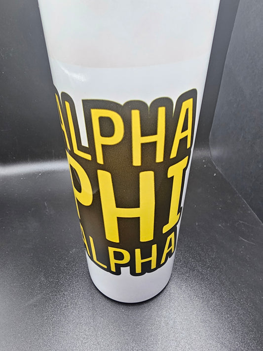 Alpha Phi Alpha 20 Oz tumbler