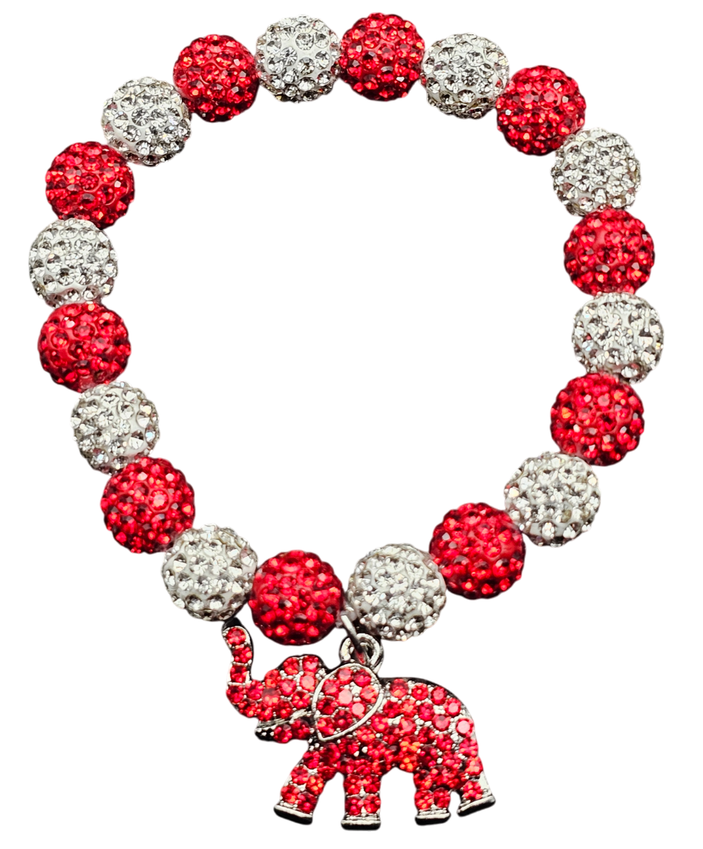 DST Elephant rhinestone bracelet