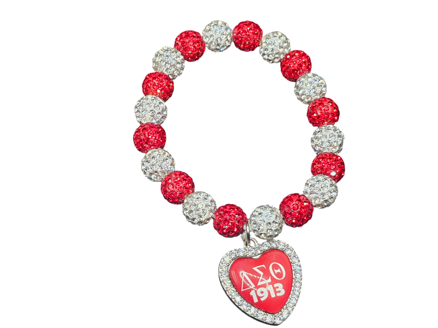 DST 1913 Heart Charm bracelet