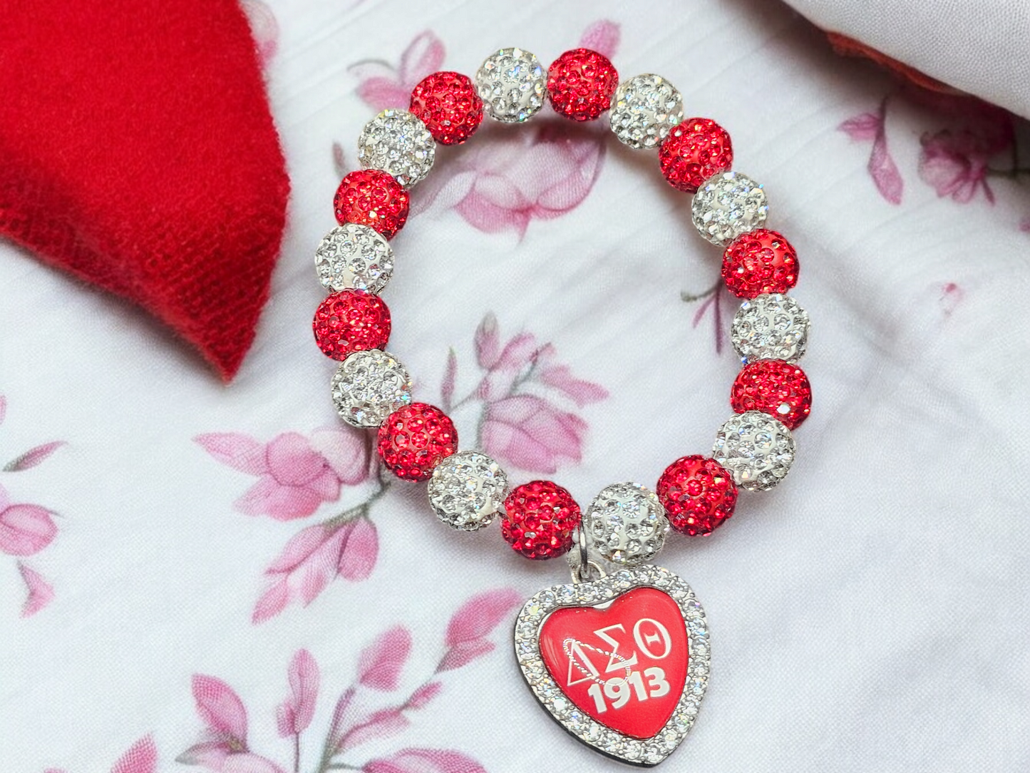 DST 1913 Heart Charm bracelet