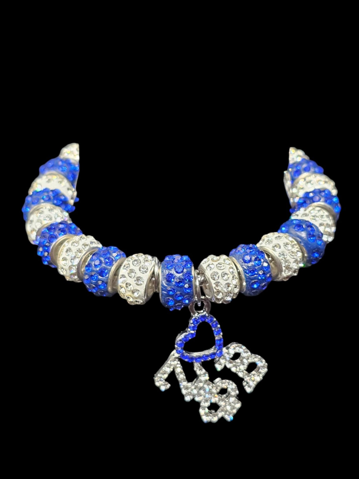 Love Zeta Phi Beta Charm Bracelet