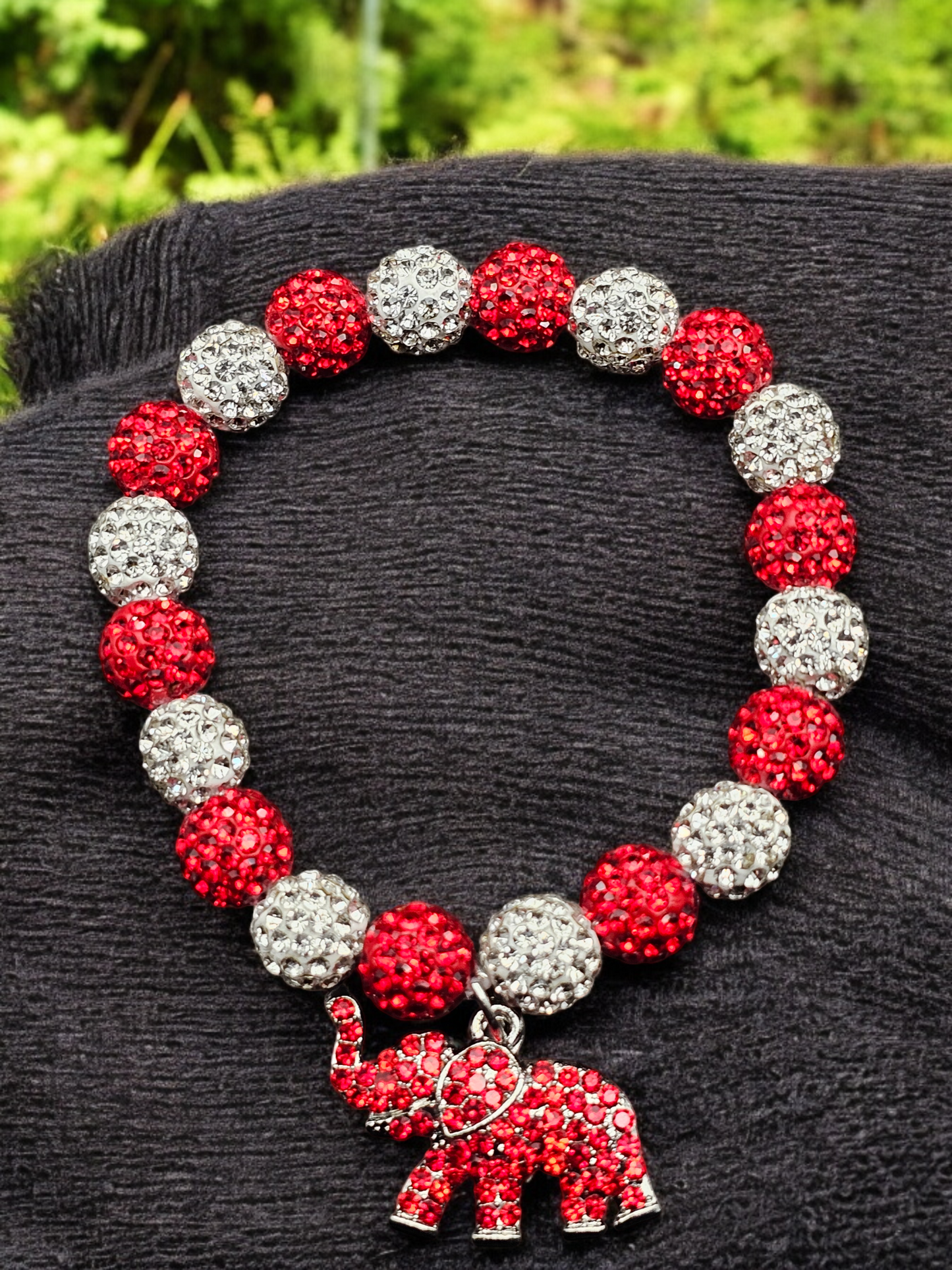 DST Elephant rhinestone bracelet